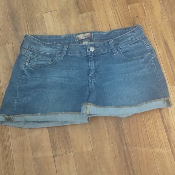 PAIGE Classic TALLA Blue Jean Shorts - Size 26 - Picture 2 of 6